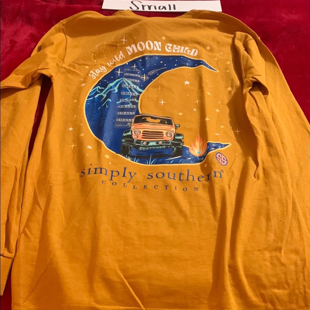 2/$25 Simply Southern Yellow Long Sleeve Tee